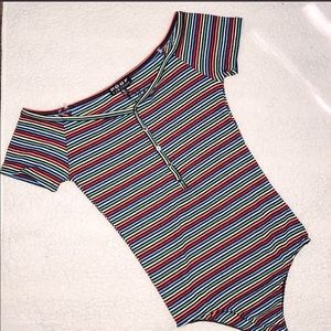 Off the Shoulder Body Suit